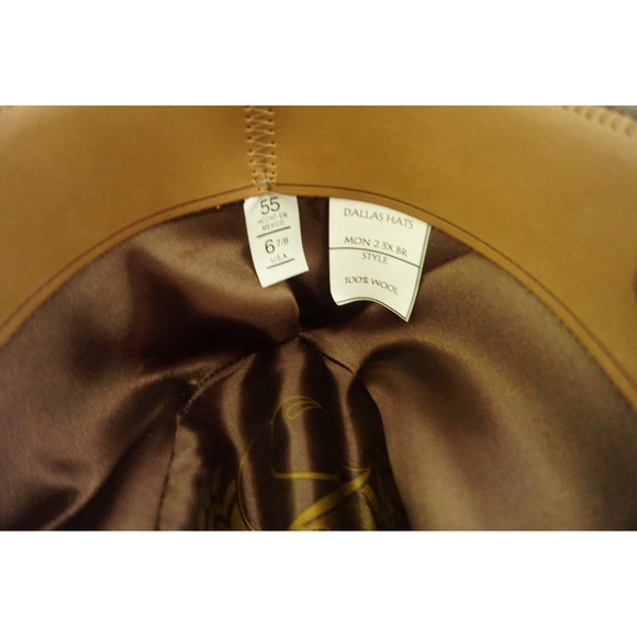 Custom Cowboy Fedora Handstitched hat, by Dallas Hats main image 8